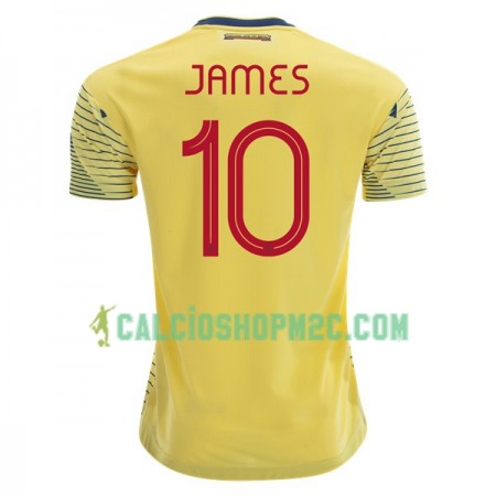 Colombia James Rodriguez 10 Maglia Prima Copa América 2019 Manica Corta